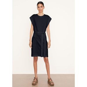 NWOT VINCE Crewneck Muscle navy Dress SIZE XS